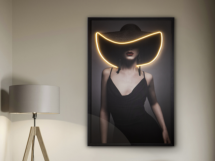 Schuller Decoration,mirrors and.. Paintings with Light Pamela 411578  PAMELA - LED LIGHT FRAME 80x120