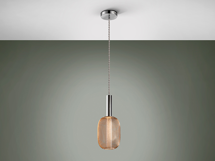 Schuller Lighting 1 Light Pendants Micron 413503  ·MICRON· LAMP, 1L., CHROME/GOLD