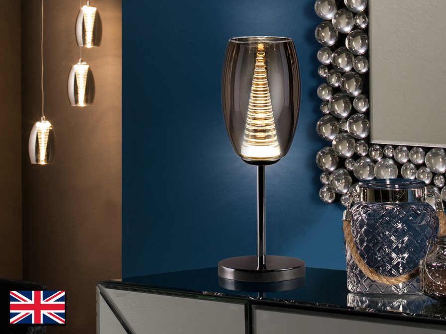 Schuller Ligthing   493826UK  ·NEBULA· LED TABLE LAMP, 1L., CHROME