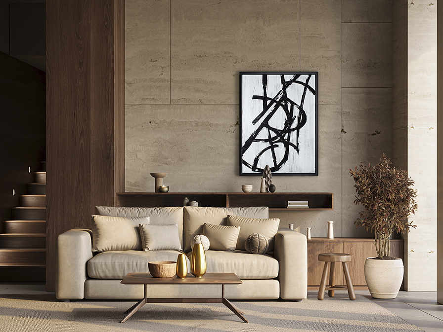 Schuller Decoration,mirrors and.. Paintings Graphos Blanco 500821  GRAPHOS BLANCO - COMPOSITION 75x100