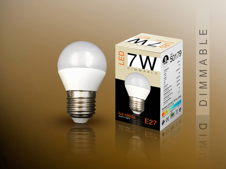 Schuller Ligthing Bulbs and Accessories E27 50179  DIMMABLE LED BULB 3000K 7W E27
