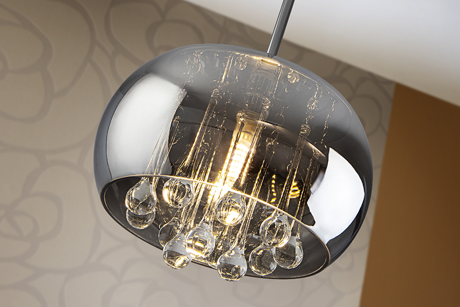 Schuller Lighting 1 Light Pendants Argos 509010  ·ARGOS· PENDANT, CHROME 1L.