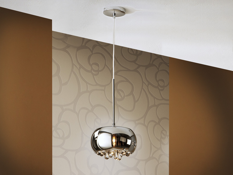 Schuller Lighting 1 Light Pendants Argos 509010  ·ARGOS· PENDANT, CHROME 1L.