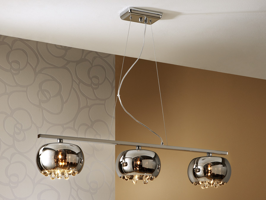 Schuller Lighting Pendants Argos 509213  ·ARGOS· LAMP 3L. IN LINE
