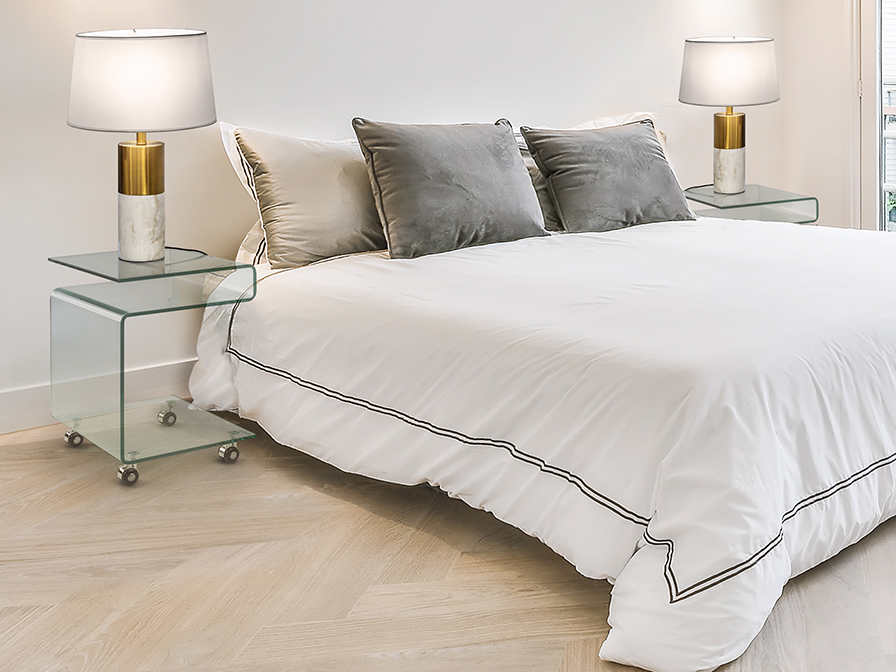 Schuller Decoration,mirrors and.. Side tables Glass 552522  ·GLASS· CLEAR SIDE TABLE