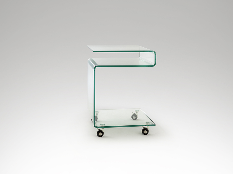 Schuller Decoration,mirrors and.. Side tables Glass 552522  ·GLASS· CLEAR SIDE TABLE