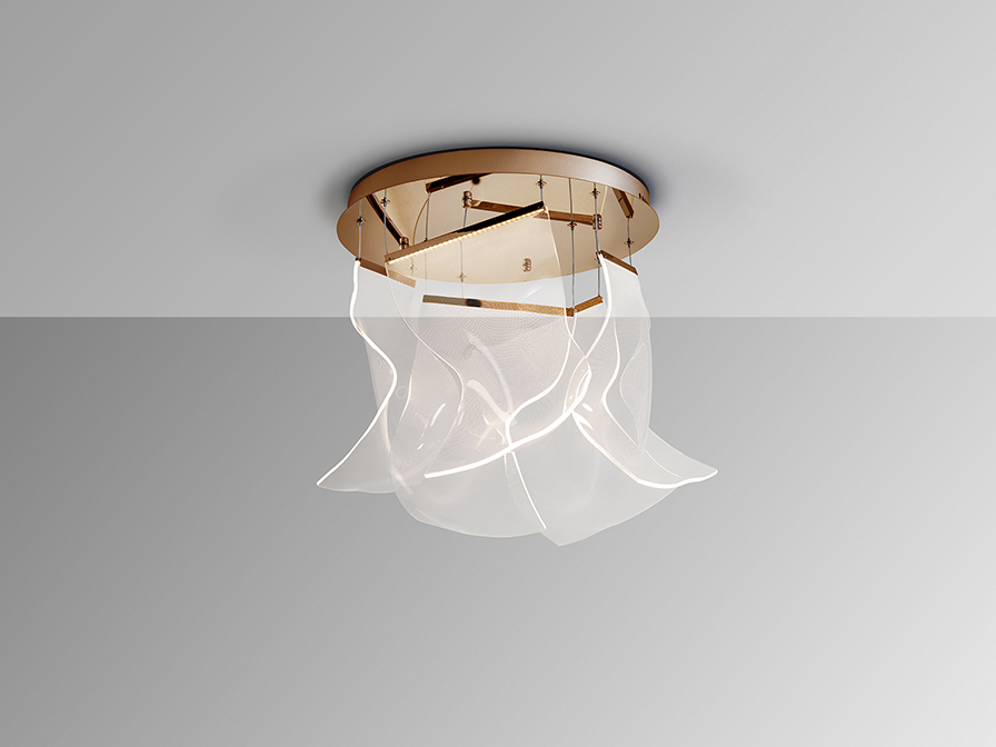 Schuller  Pendants Velos 609583  VELOS II - ROSE GOLD LAMP 5L