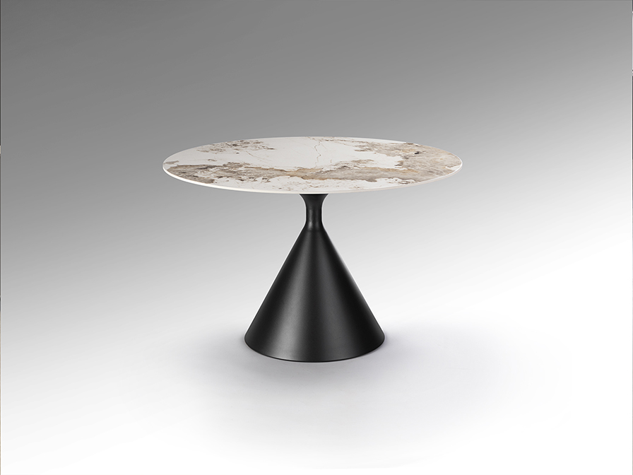 Schuller  Dining tables Panda D120 619738  PANDA - DINING TABLE - PANDORA/BLACK