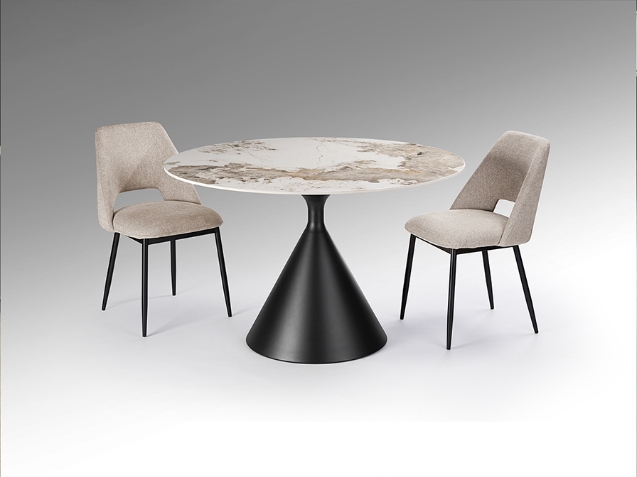 Schuller  Dining tables Panda D120 619738  PANDA - DINING TABLE - PANDORA/BLACK