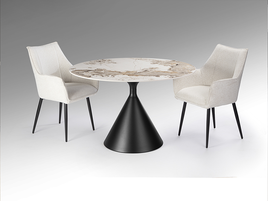 Schuller  Dining tables Panda D120 619738  PANDA - DINING TABLE - PANDORA/BLACK