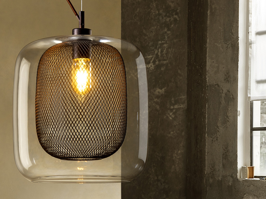 Schuller Lighting 1 Light Pendants Fox 653732  FOX ·CHOCOLATE LARGE LAMP 1L