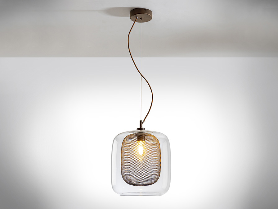 Schuller Lighting 1 Light Pendants Fox 653732  FOX ·CHOCOLATE LARGE LAMP 1L