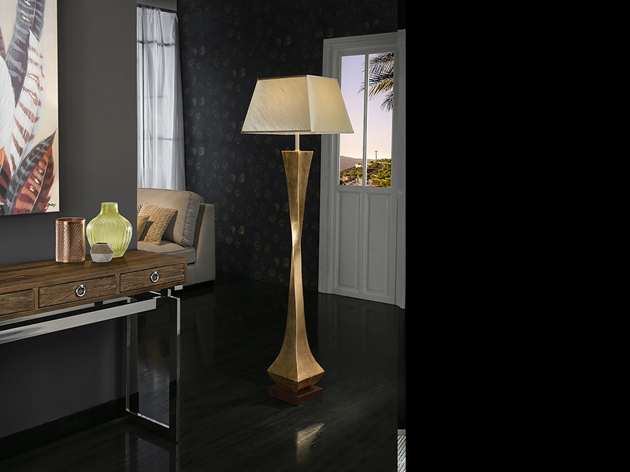 Schuller Lighting Floor lamps Deco 662514  ·DECO· FLOOR LAMP, 1L, GOLD.