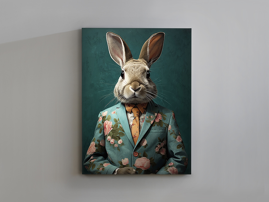 Schuller Decoration,mirrors and.. Paintings Mr Rabbit 679602  MR. RABBIT - ACRYLIC 90x120
