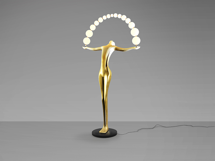 Schuller  Decorative figures Libertad 683616  LIBERTAD - GOLDEN FIGURE