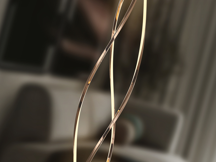 Schuller  Floor lamps Adele 690539  ADELE - ROSE GOLD FLOOR LAMP