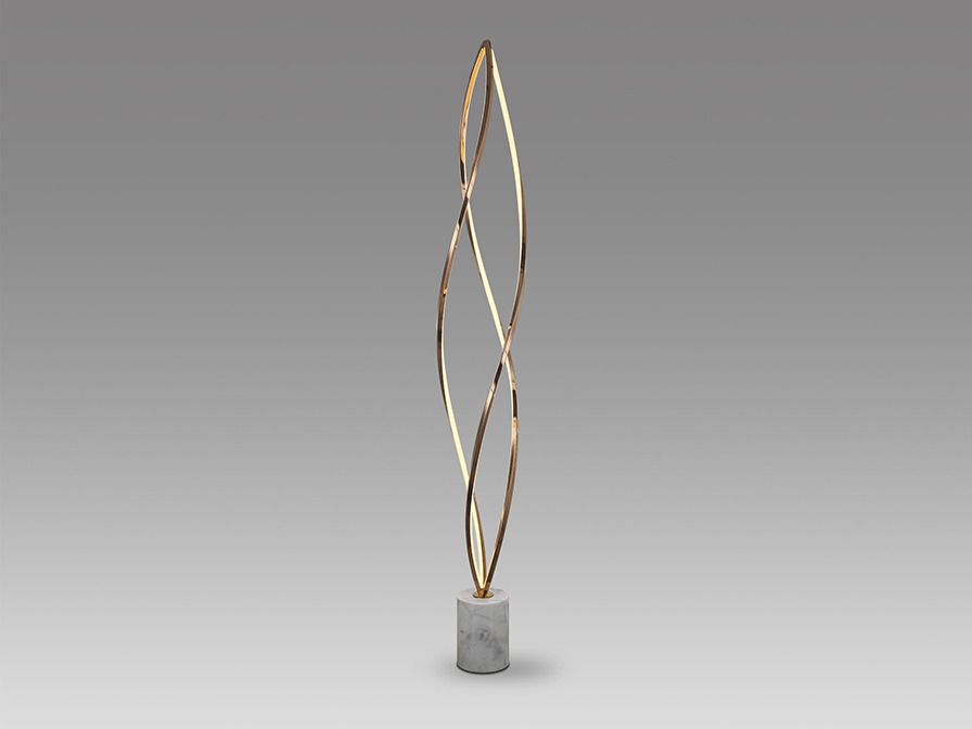 Schuller  Floor lamps Adele 690539  ADELE - ROSE GOLD FLOOR LAMP