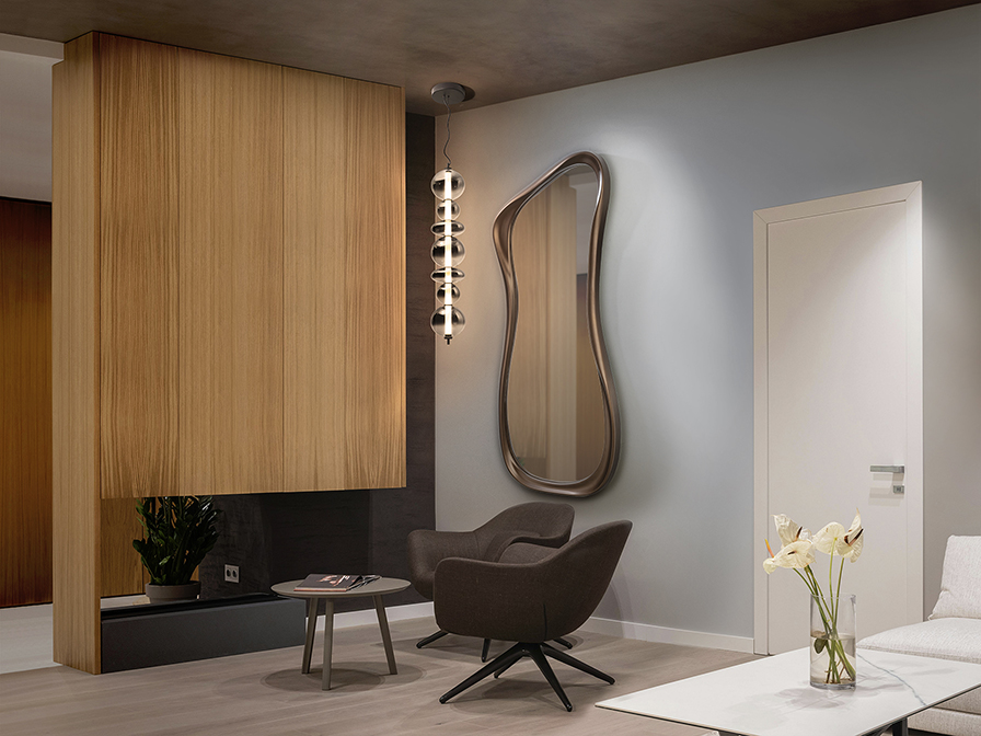 Schuller Decoration,mirrors and.. Mirrors with frame Gina 719469  GINA - DARK BRONZE MIRROR