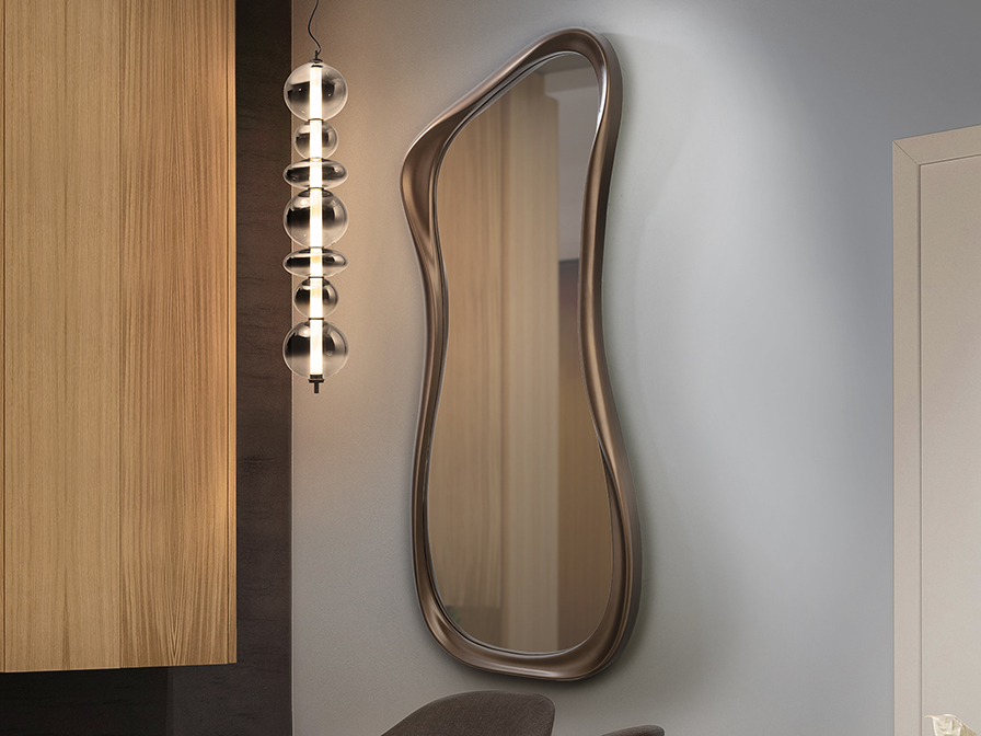 Schuller Decoration,mirrors and.. Mirrors with frame Gina 719469  GINA - DARK BRONZE MIRROR