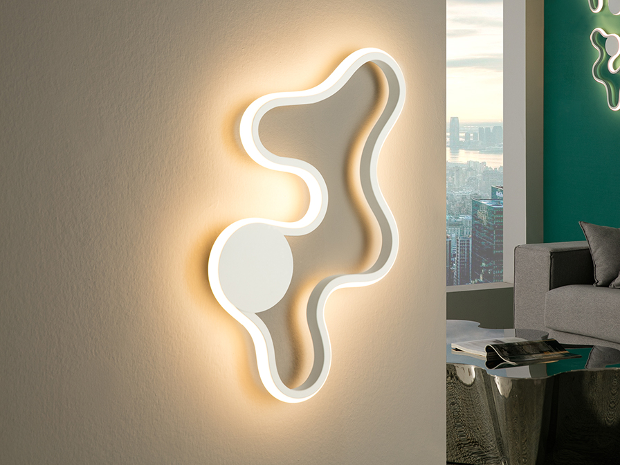 Schuller Lighting Wall lamps Marea 723955  ·MAREA· WHITE WALL LAMP