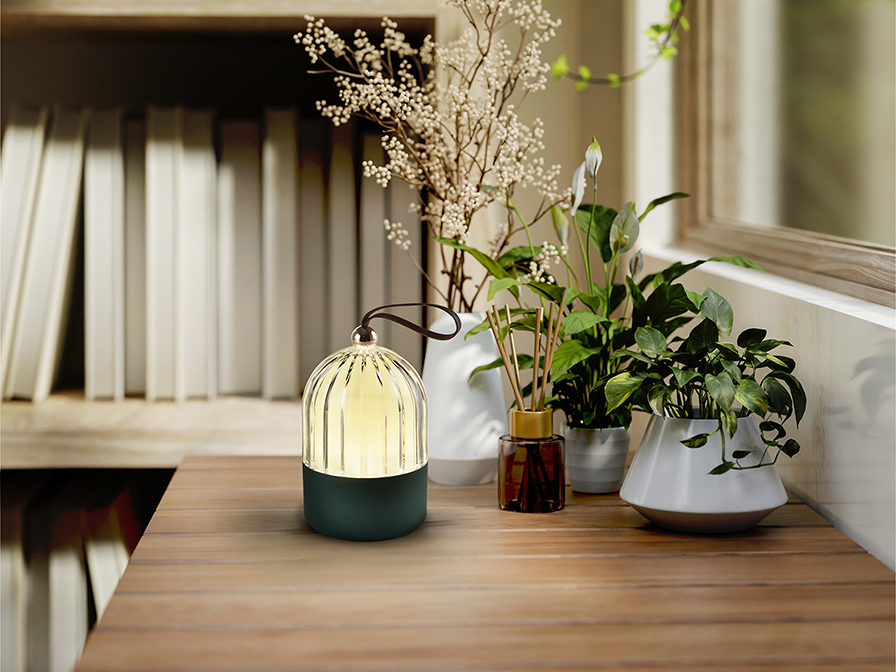 Schuller  Table lamps Chiqui 724692  CHIQUI - GREEN PORTABLE TABLE LAMP CCT