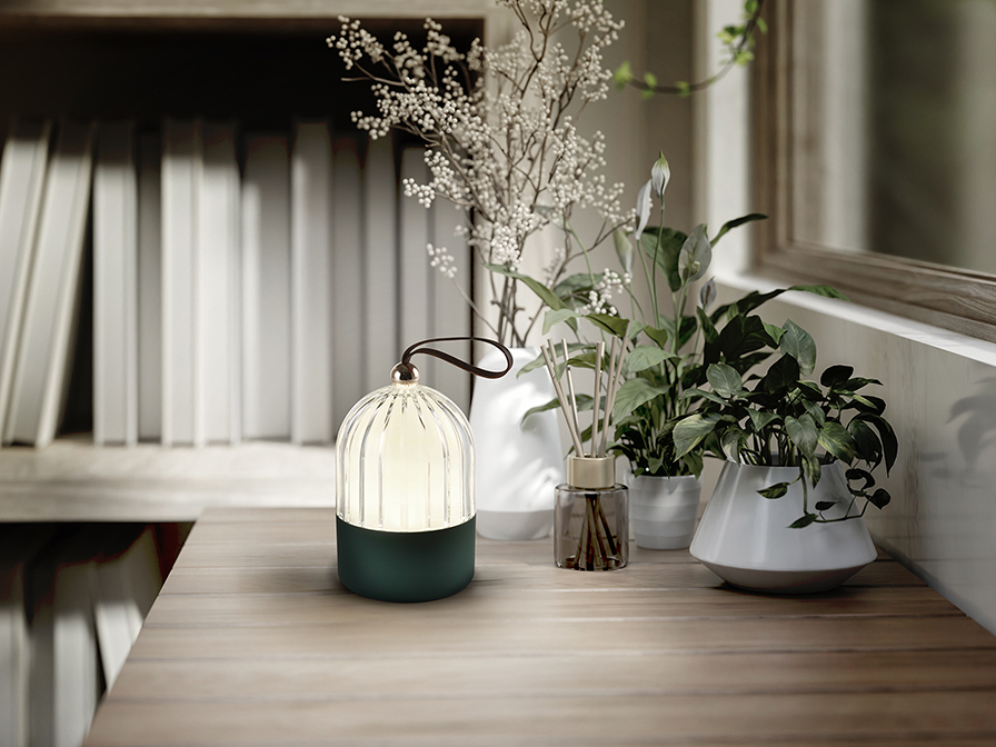 Schuller  Table lamps Chiqui 724692  CHIQUI - GREEN PORTABLE TABLE LAMP CCT