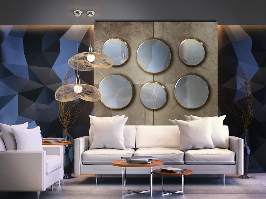 Schuller Lighting 1 Light Pendants Forma 735964  ·FORMA· LAMP 1L., CHROME/GOLD