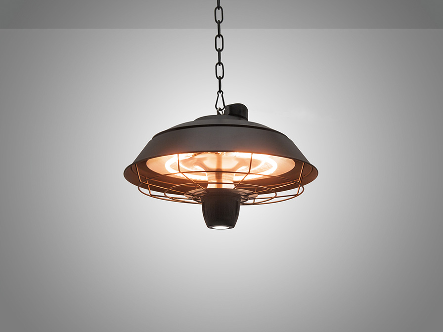 Schuller Lighting Outdoor heater Heat Vintage 747158  ·HEAT VINTAGE· SUSPENSION HEATER 1500W