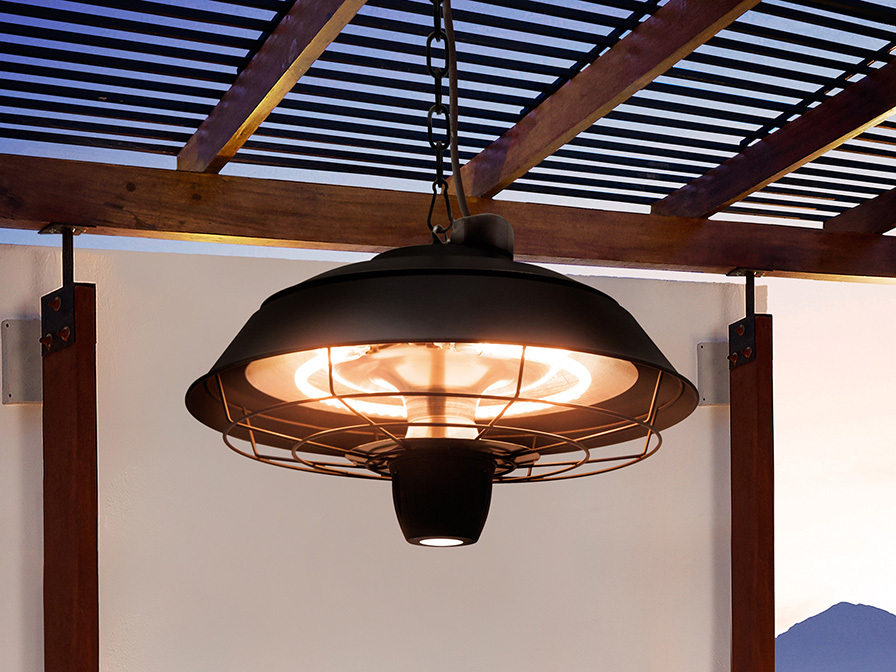 Schuller Lighting Outdoor heater Heat Vintage 747158  ·HEAT VINTAGE· SUSPENSION HEATER 1500W