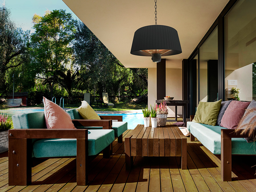 Schuller Lighting Outdoor heater Heat Vintage 747288  ·HEAT I· SUSPENSION HEATER 1500W
