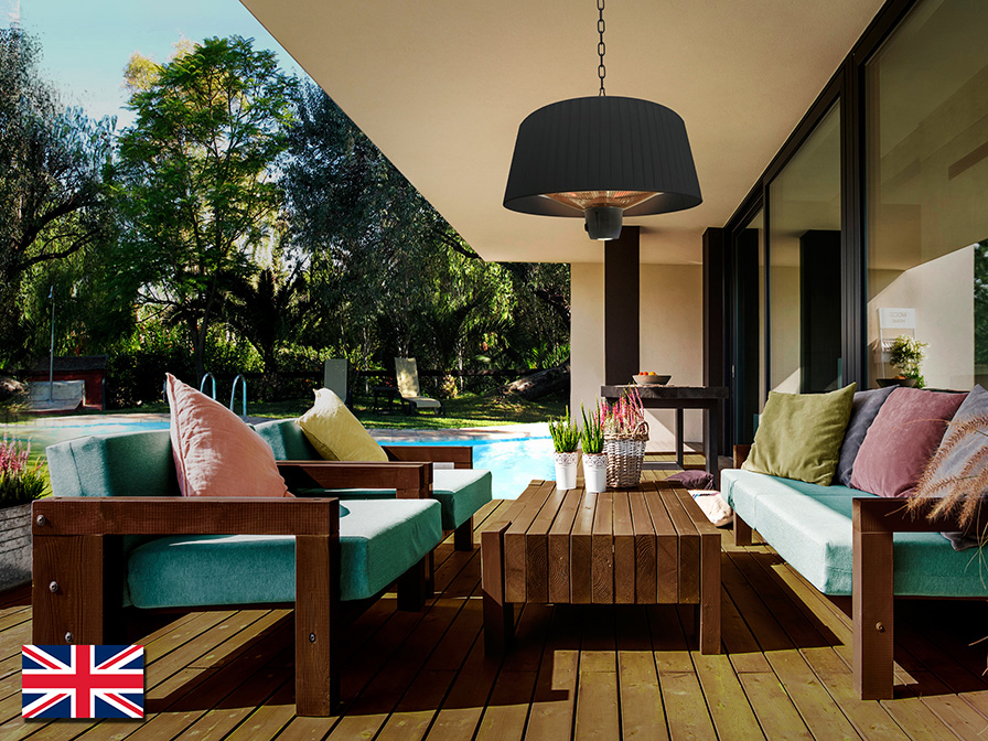 Schuller Lighting Outdoor heater Heat Vintage 747288UK  ·HEAT I· SUSPENSION HEATER 1500W