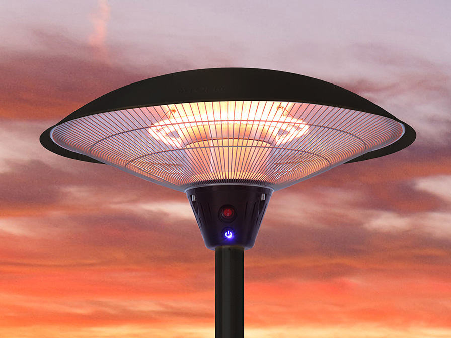Schuller Ligthing Outdoor heater Heat Vulcan 748261  ·HEAT VULCAN· FLOOR HEATER 2100W