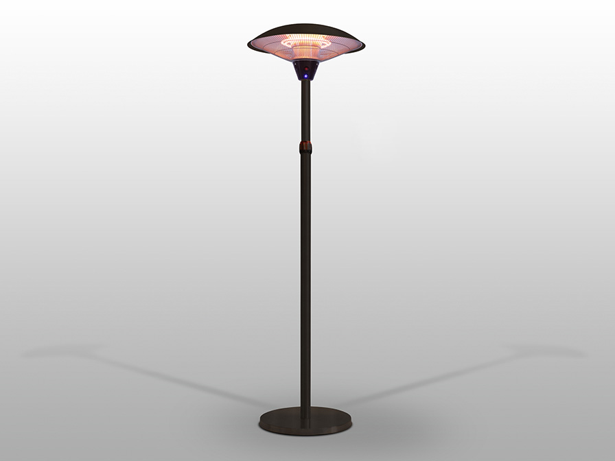 Schuller Ligthing Outdoor heater Heat Vulcan 748261  ·HEAT VULCAN· FLOOR HEATER 2100W