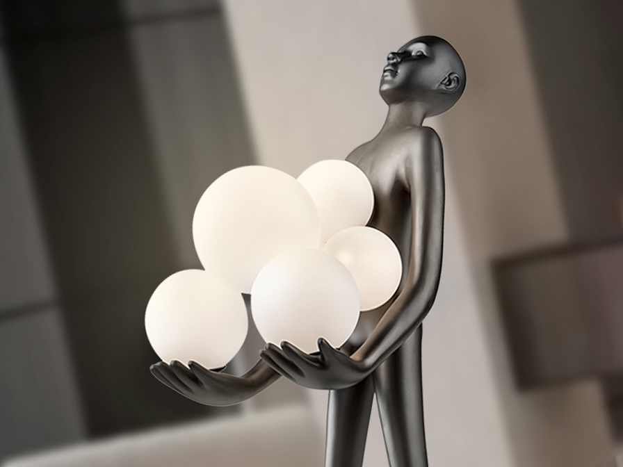 Schuller Decoration,mirrors and.. Decorative figures La carga 752967  LA CARGA - FIGURE 6L BLACK