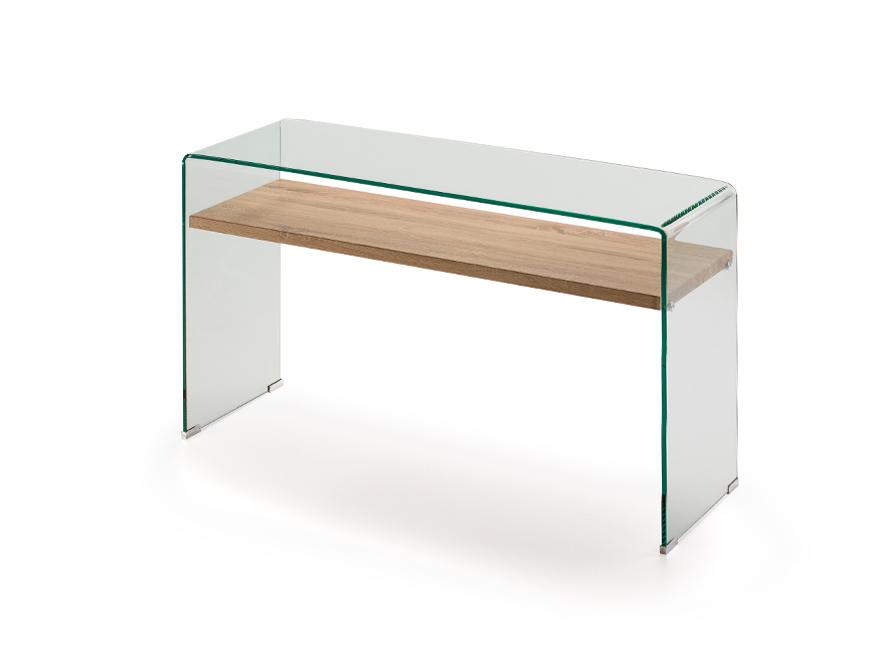 Schuller Furniture Console tables Sonoma 764352  ·SONOMA·CONSOLE TABLE GLASS/MELAMINE