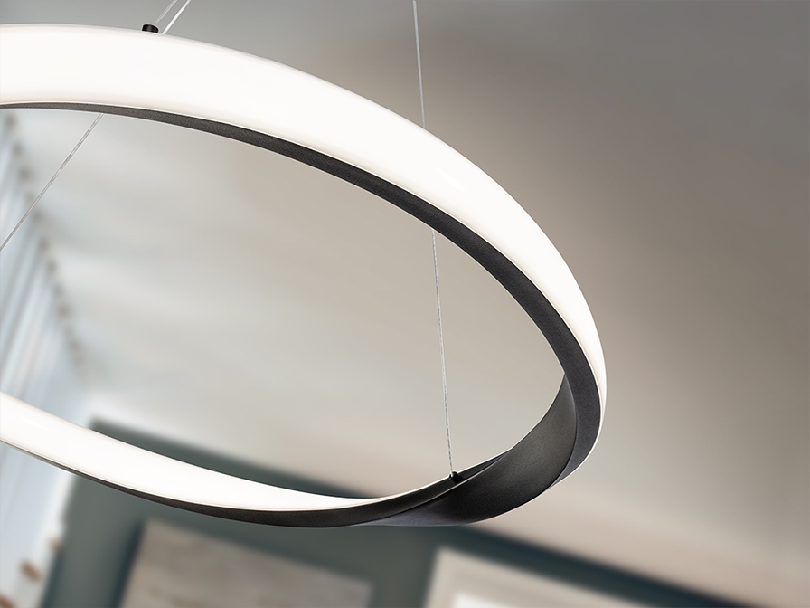 Schuller    781013  ALTAIR - BLACK LAMP Ø60