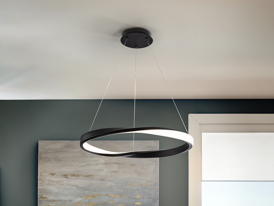 Schuller    781013  ALTAIR - BLACK LAMP Ø60