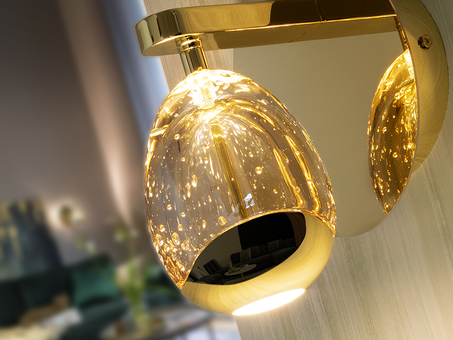 Schuller Lighting Wall lamps Rocio 783945  ROCIO - WALL LAMP 1L GOLD