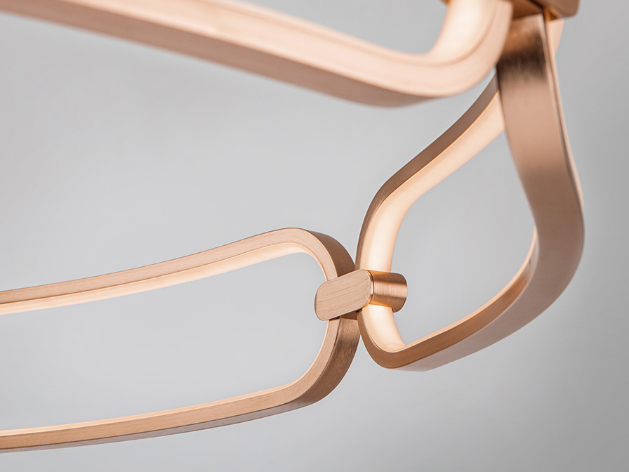 Schuller Ligthing   786430D  ·COLETTE· LED CEILING LA.Ø47 G.ROSE, DIM