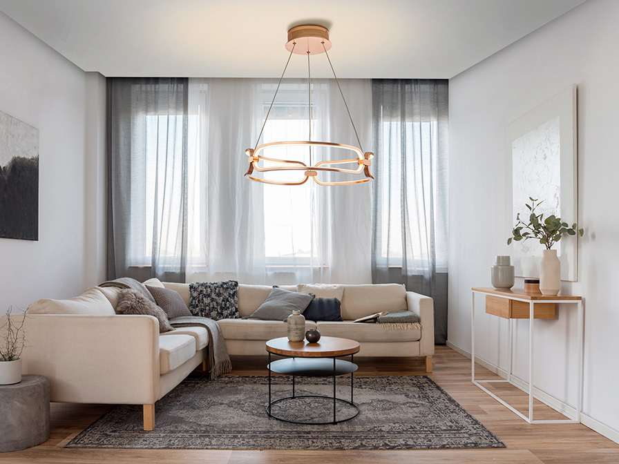Schuller Ligthing   786621D  ·COLETTE· LED LAMP Ø47 GOLD ROSE, DIMM