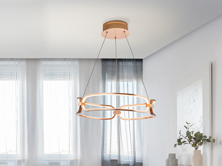 Schuller Ligthing   786621D  ·COLETTE· LED LAMP Ø47 GOLD ROSE, DIMM