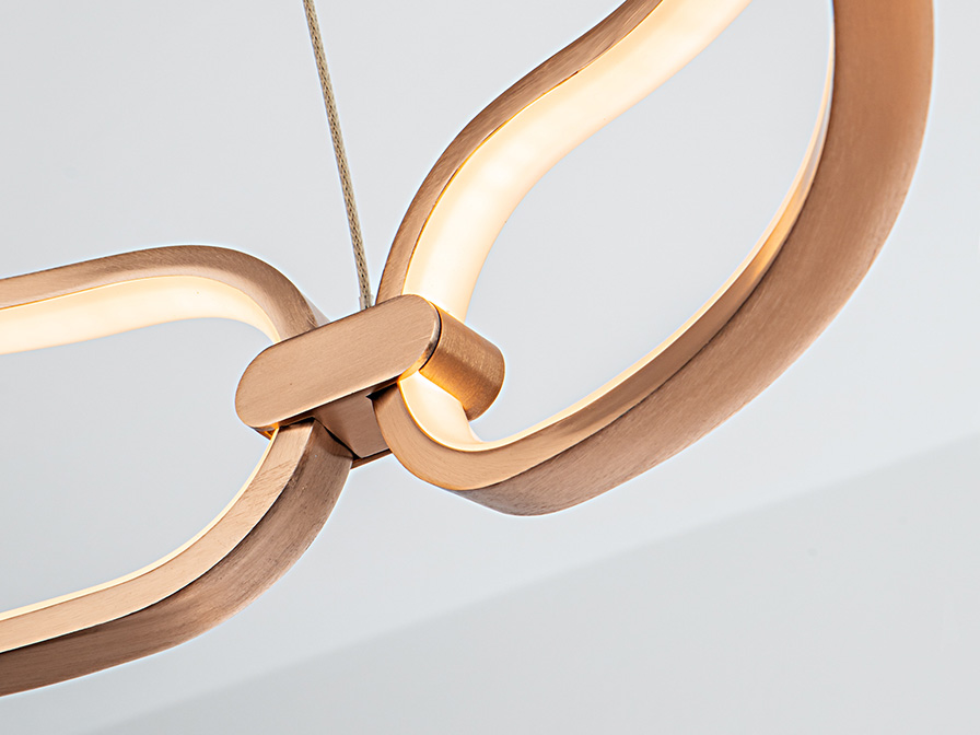 Schuller Lighting Pendants Colette 786966  ·COLETTE· LED LAMP Ø80, ROSE GOLD