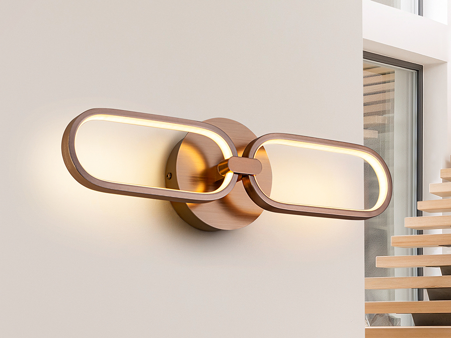 Schuller Lighting Wall lamps Colette 787017  ·COLETTE· LED WALL LAMP 2L., ROSE GOLD