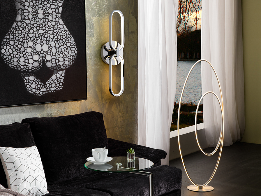 Schuller Lighting Wall lamps Colette 787024  ·COLETTE· LED WALL LAMP 2L., CHROME