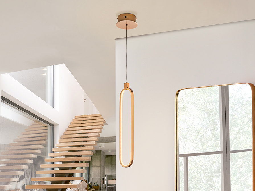 Schuller Lighting 1 Light Pendants Colette 787130  ·COLETTE· LED LAMP 1L. ROSE GOLD