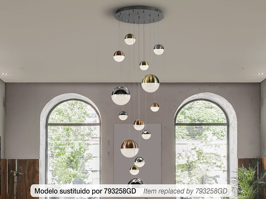 Schuller Ligthing   793258GB  ·SPHERE· LED LAMP 14L Ø60x500 DIMMABLE