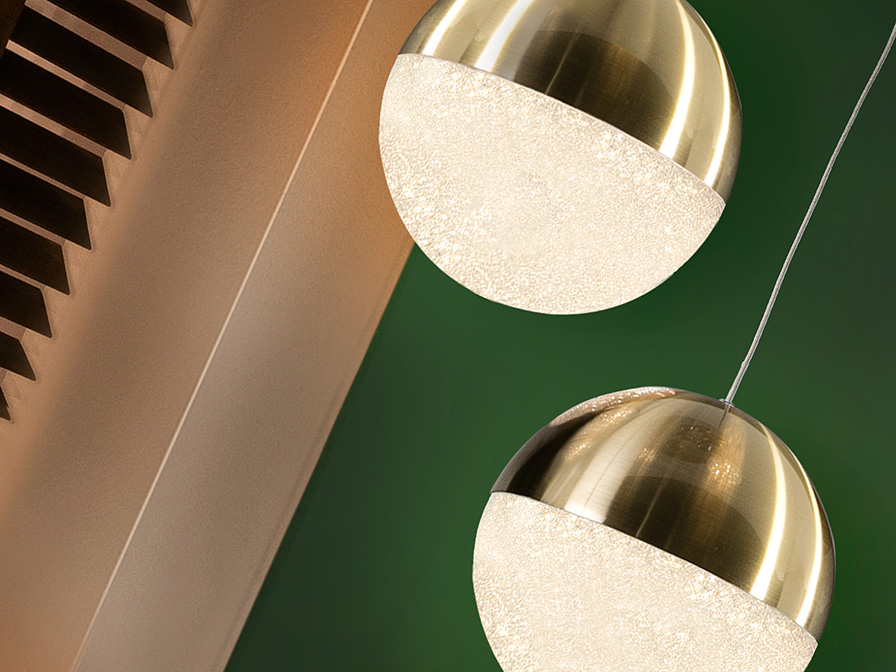 Schuller Lighting 1 Light Pendants Sphere 793407  ·SPHERE·LED LAMP 1L.,Ø20,BRASS
