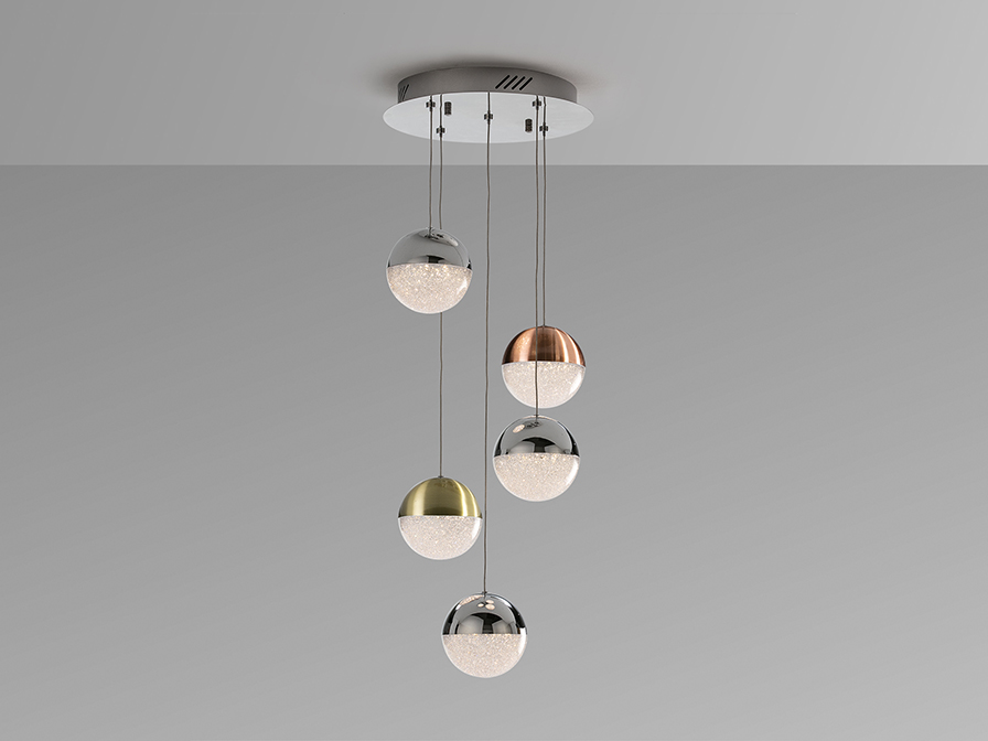 Schuller Lighting Pendants Sphere 793534  ·SPHERE· LED LAMP 5L., COLOUR