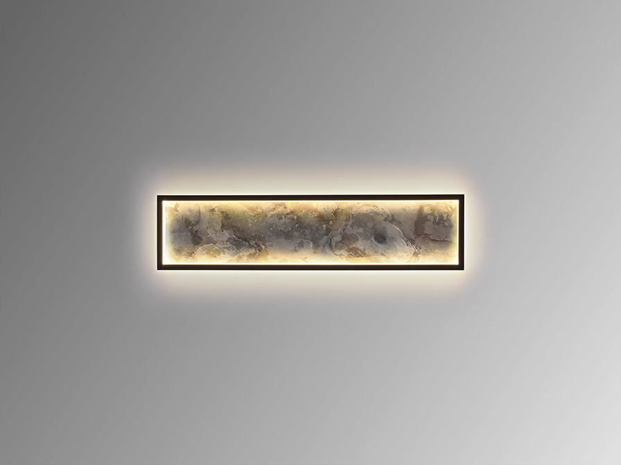 Schuller  Wall lamps Stone 803526  STONE- WALL LAMP LED CCT-BLACK L60