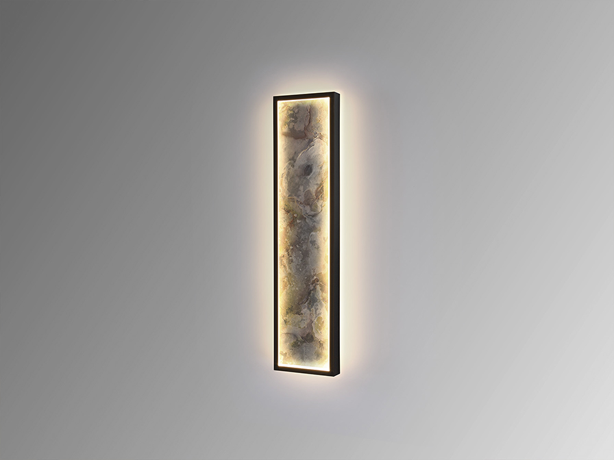 Schuller  Wall lamps Stone 803526  STONE- WALL LAMP LED CCT-BLACK L60